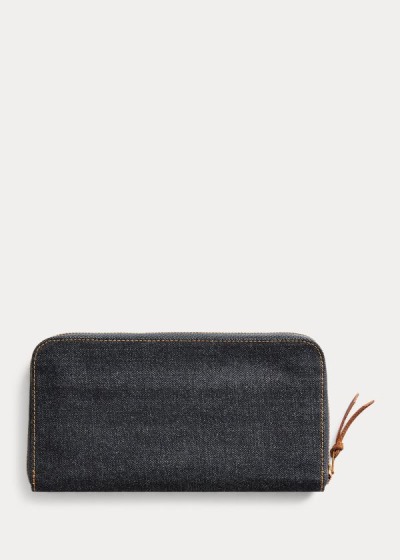 Women's Ralph Lauren Denim Travel Wallet | 958176QYJ